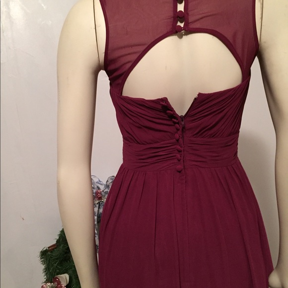 Prom Alfred Angelo bridal maid,wine purple 2(S) - Picture 4 of 6